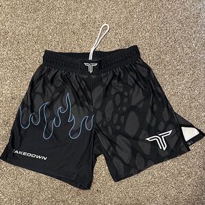 Takedown BJJ MMA Wrestling Fight Shorts - Men’s Size Medium